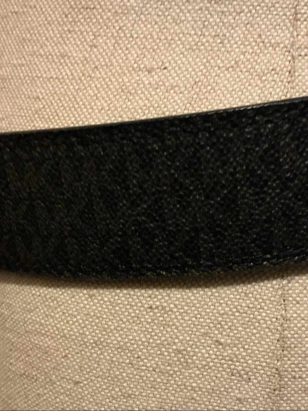 NWT: Michael Kors Black Leather Belt with Gold-tone MK Buckle